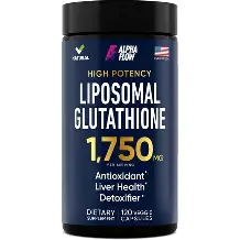 Alpha Flow Liposomal Glutathione 1,750mg 120 Veggie Capsules