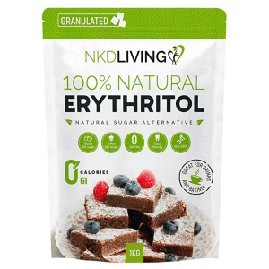 NKD Living NKD Living 100% Natural Granulated Erythritol 1kg - Image 1