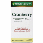 Nature's Bounty Cranberry Vitamin C-60 Soft Gels