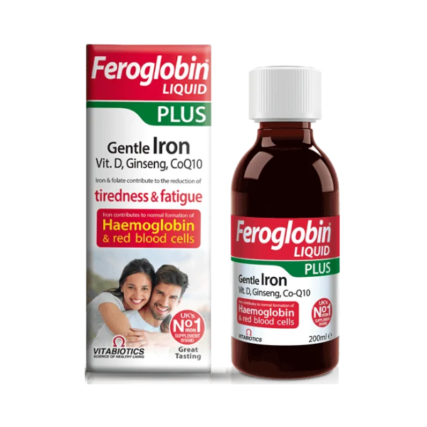 Untitled design2 Vitabiotics Feroglobin Liquid 200ml - Image 1