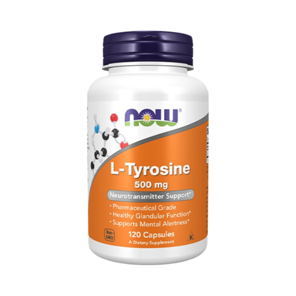 178 Now Foods L-Tyrosine 500mg 120 Softgels - Image 1