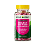 Spring Valley Hair Skin & Nails Softgels 5,000mcg 120 Softgels