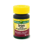 Spring Valley Iron 65mg 100 Tablets